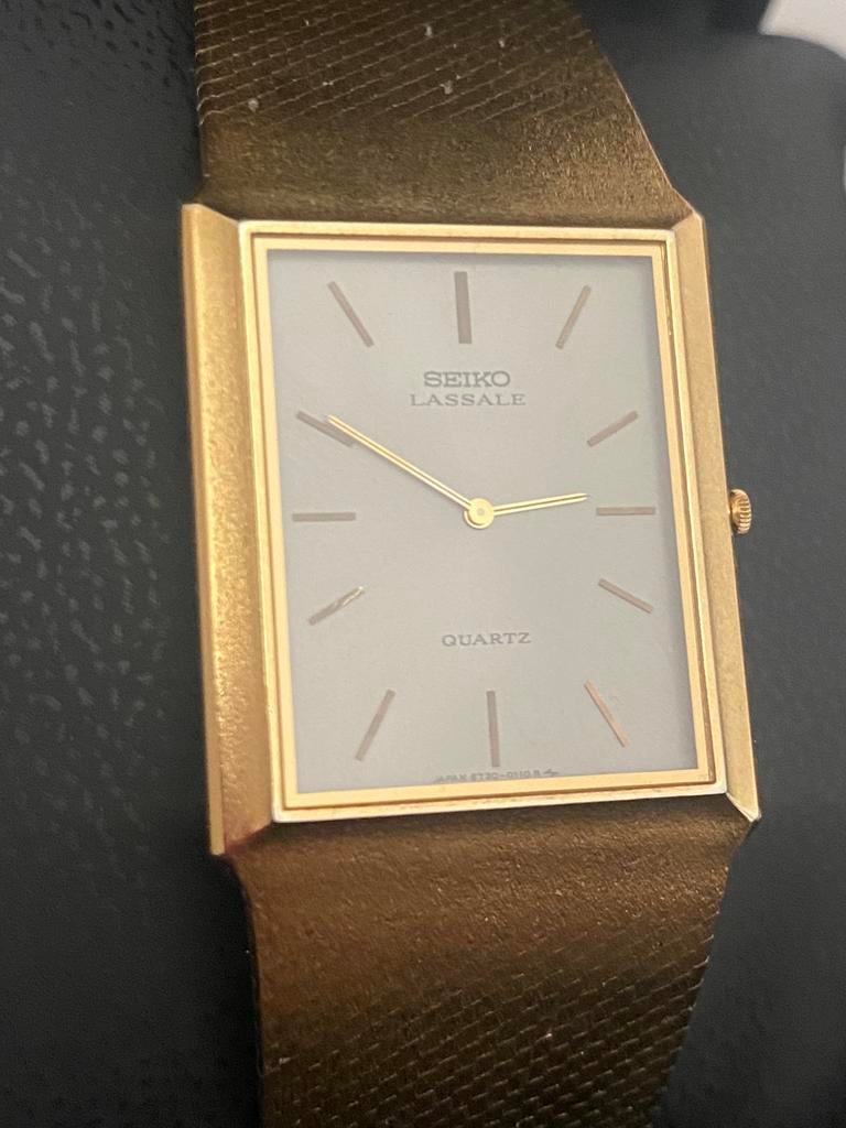 Seiko Lassale Heren Horloge '81, Seiko, Polshorloge, Ophalen of Verzenden, Zo goed als nieuw