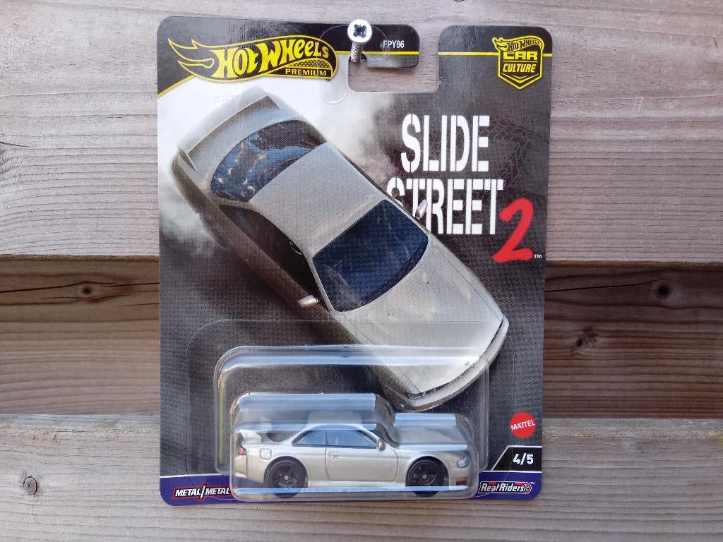 Nissan 240 SX (S14) Hotwheels RealRiders, Hobby en Vrije tijd, Modelauto's | Overige schalen, Ophalen, Nieuw, Auto