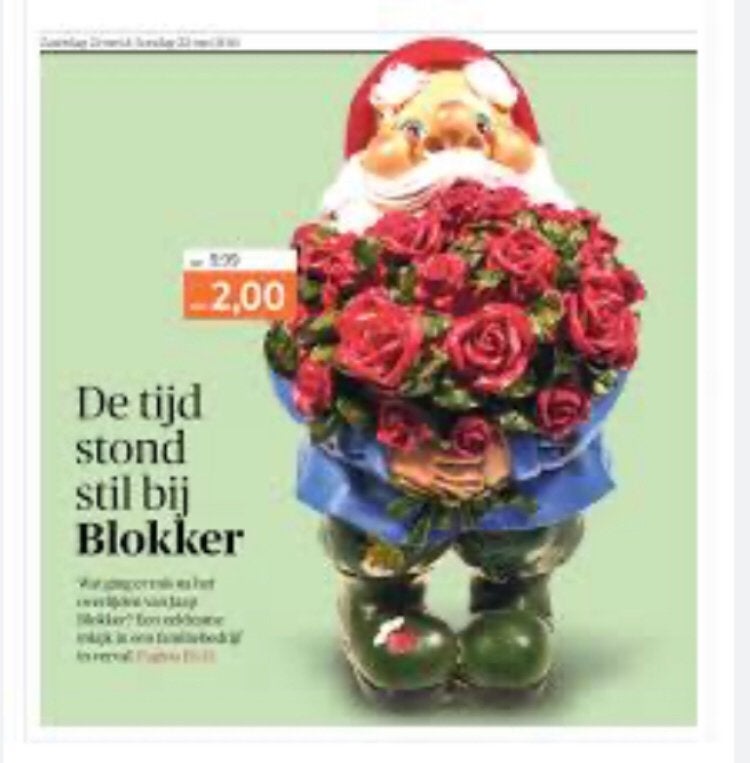 GEZOCHT Kabouter met rozen Blokker Gulle Geert, Ophalen of Verzenden, Zo goed als nieuw