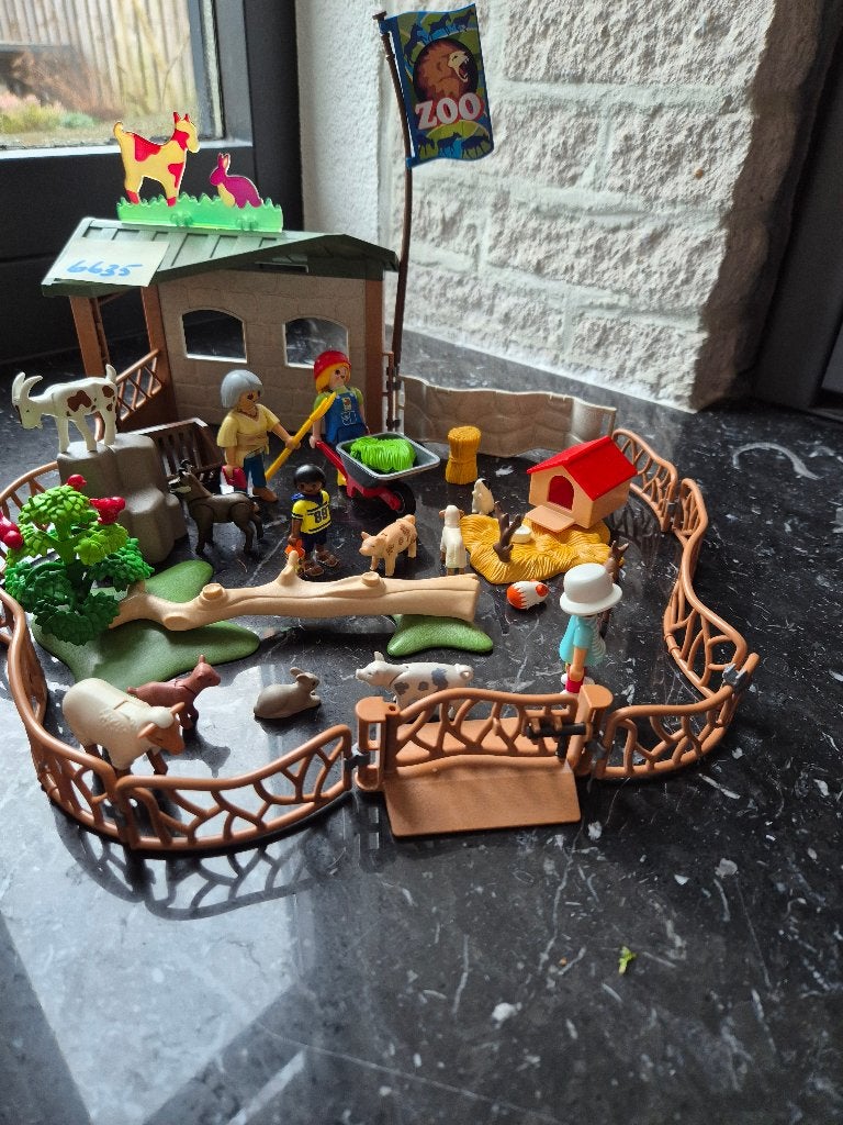 Playmobil Kinderboerderij 6635 Compleet met dieren, Ophalen of Verzenden, Gebruikt