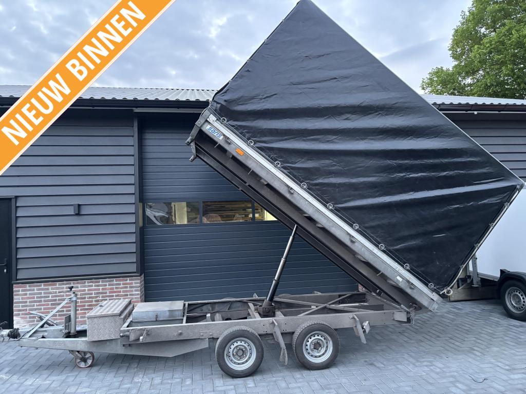 Saris kipper aanhanger aanhangwagen huifwagen 3500 kg, Gebruikt