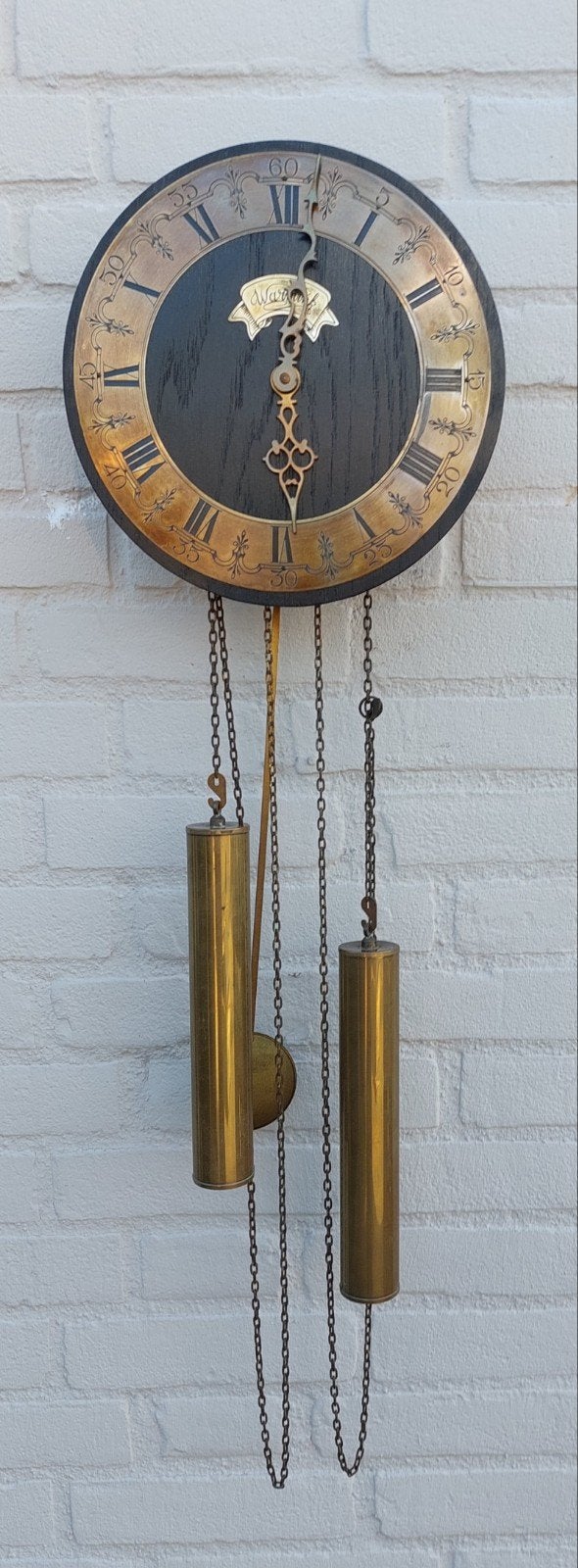 WARMINK, REGULATOR/ PENDULE WANDKLOK, Ophalen, Wandklok