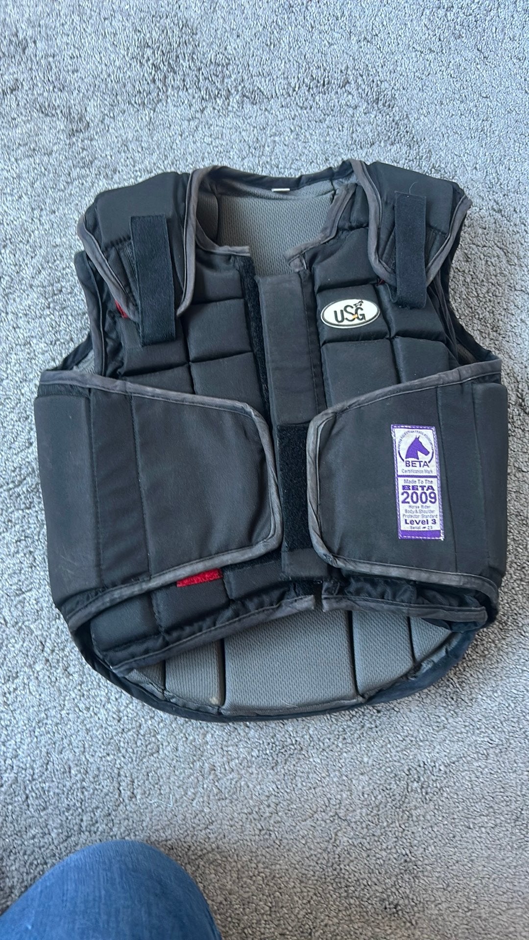 Body protector maat child M, USG, Overige maten, Ophalen of Verzenden, Springen