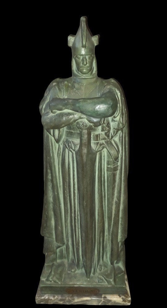 Jean Marie Boucher "Verdun"., Antiek en Kunst, Kunst | Beelden en Houtsnijwerken, Beeld, Ophalen