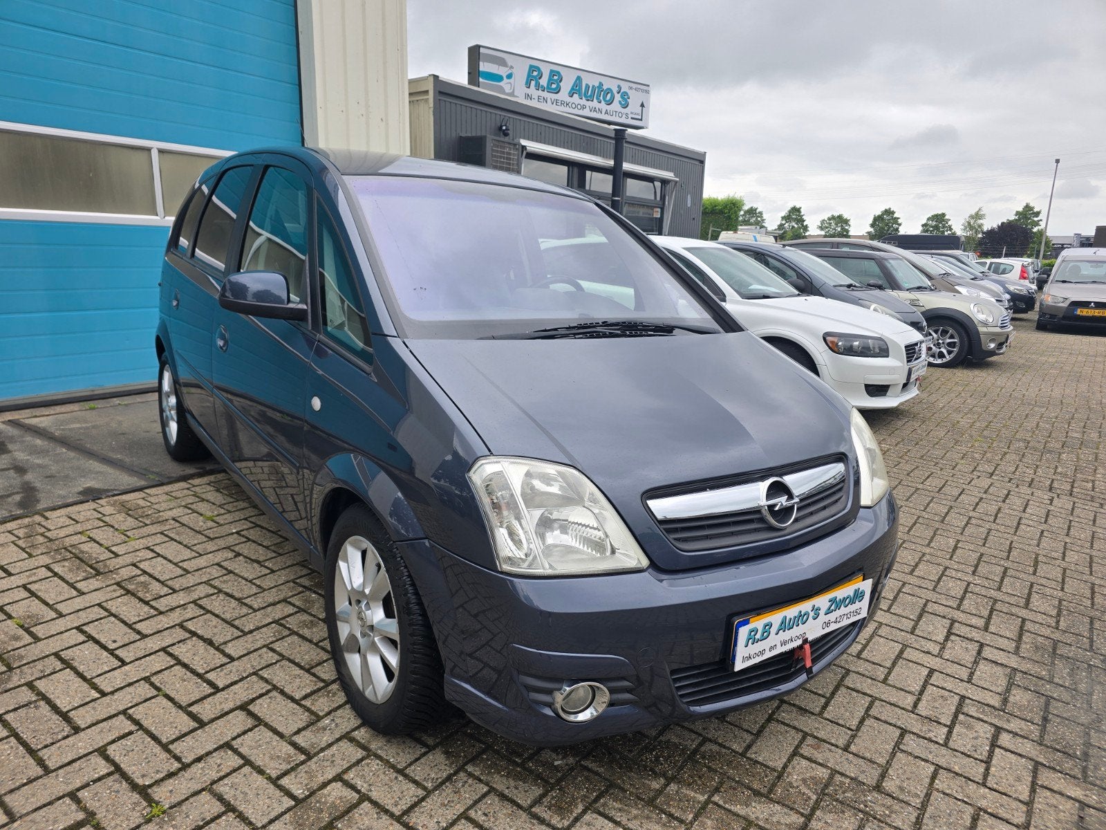 Opel Meriva 1.6 16V Cosmo 77KW 2010 Trekhaak Nette Auto, Voorwielaandrijving, Zwart, 4 cilinders, Blauw