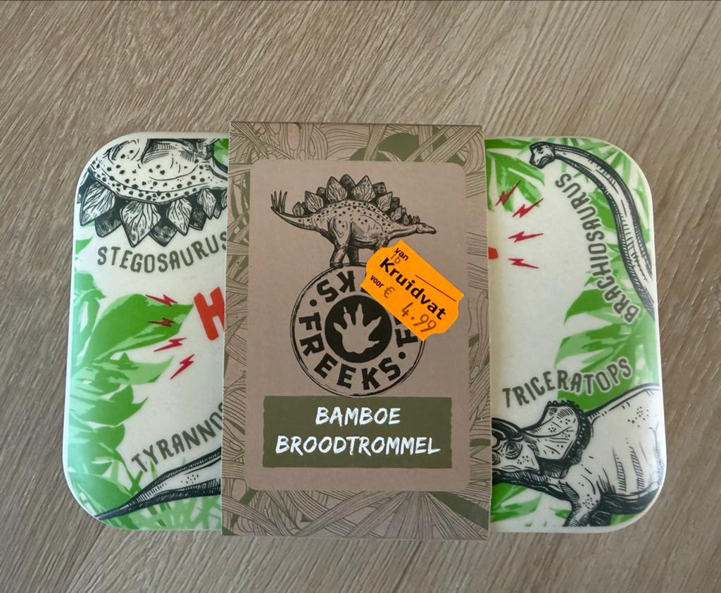 Freek Vonk Bamboe Broodtrommel - Nieuw, Kinderen en Baby's, Ophalen of Verzenden, Nieuw