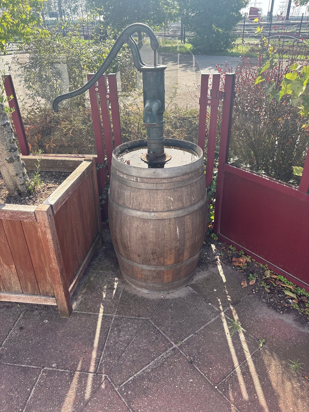 Houten wijnvat, Tuin en Terras, Regentonnen, Ophalen, Gebruikt