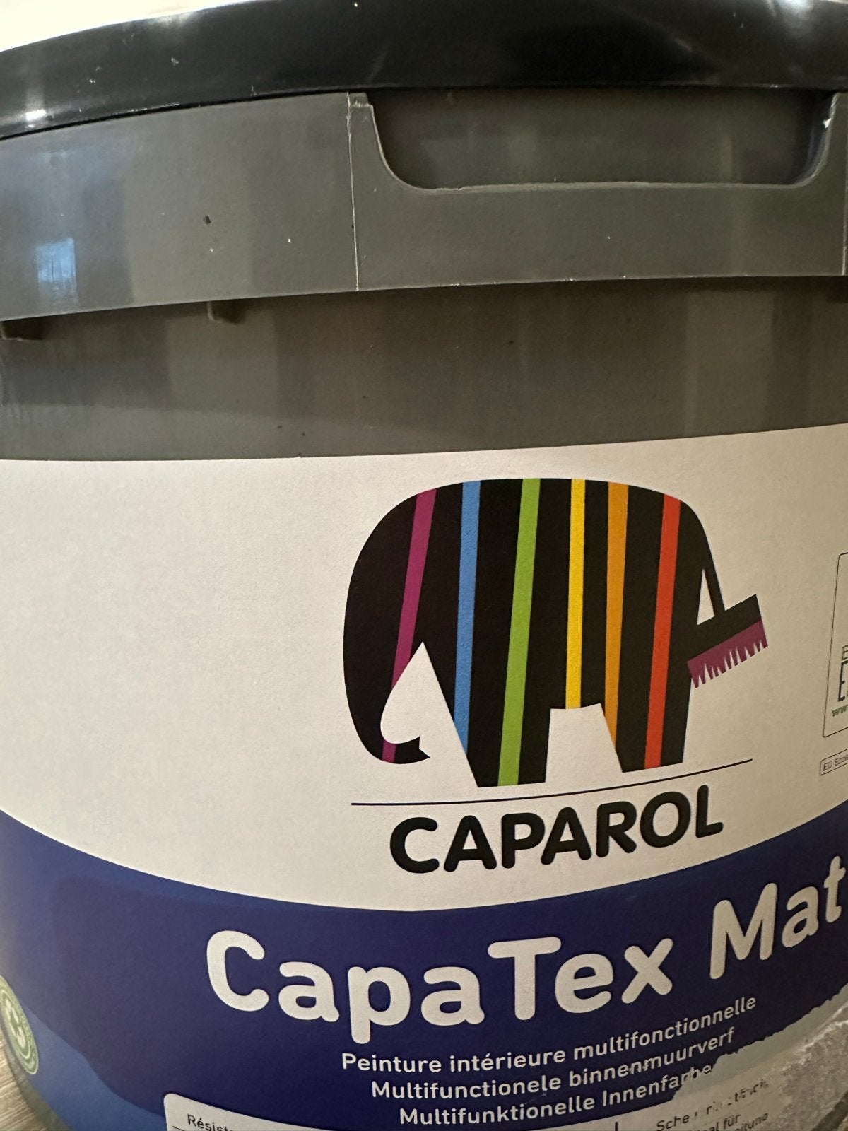 Caparol CapaTex Mat verf - Multifunctionele binnenmuurverf, Ophalen, Caparol, Caparol, Grijs