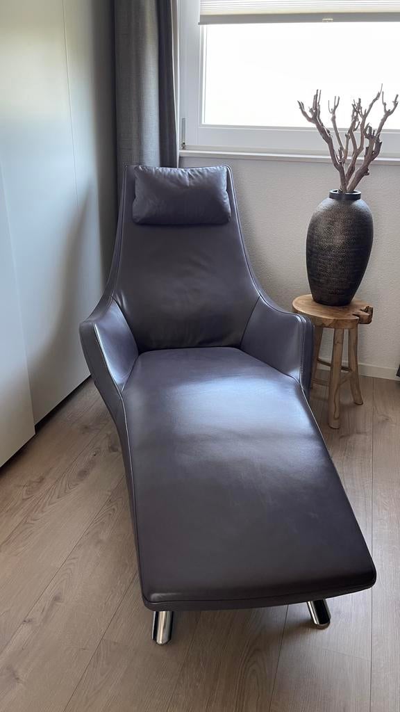 Rolf Benz LC 2000 Longchair - ZGAN, Ophalen, Eenpersoons, 100 tot 125 cm, Leer