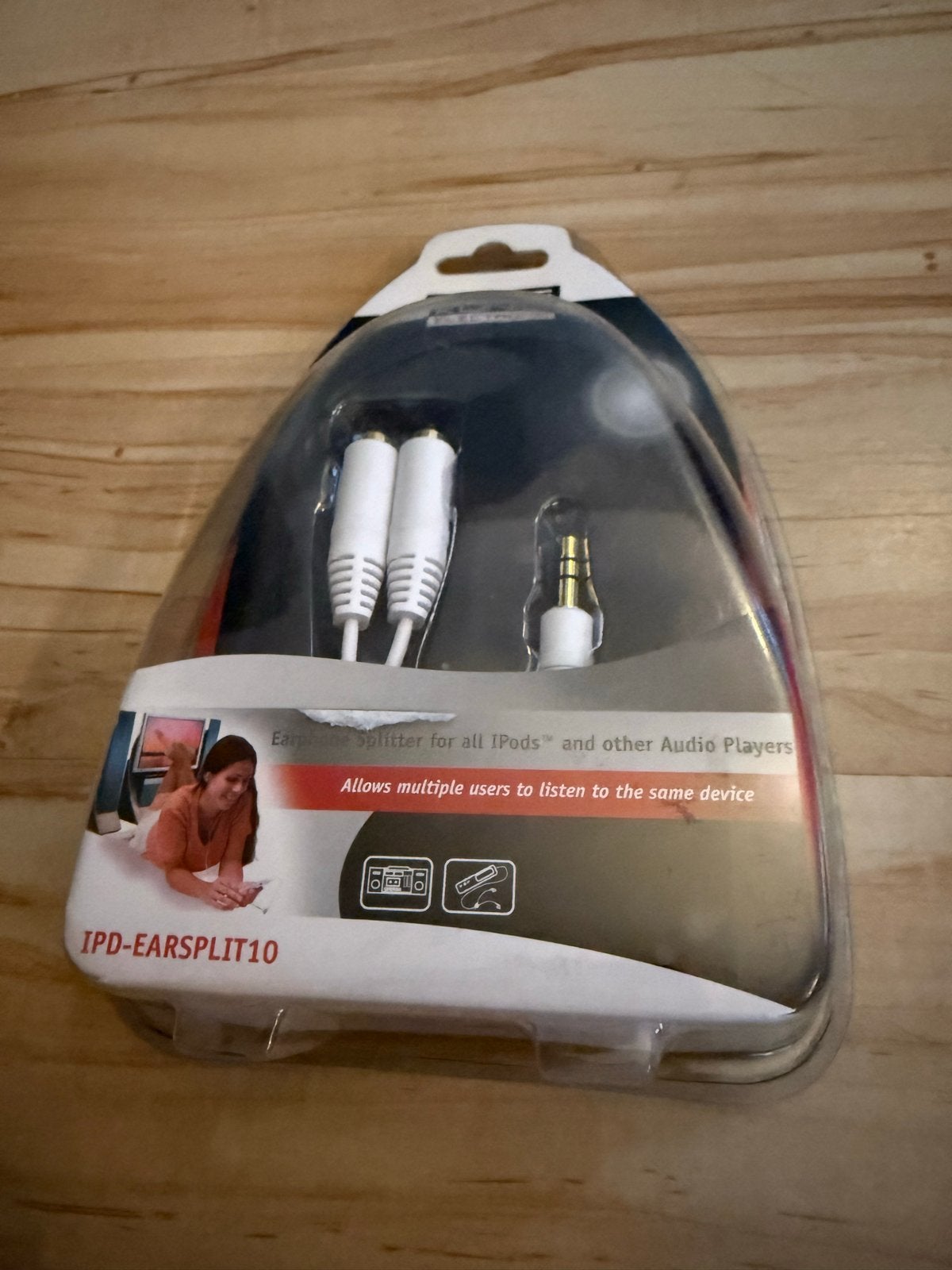 König Electronic IPD-EARSPLIT10 Audio Splitter 3.5mm, Ophalen of Verzenden, Nieuw, Minder dan 2 meter, Overige kabels