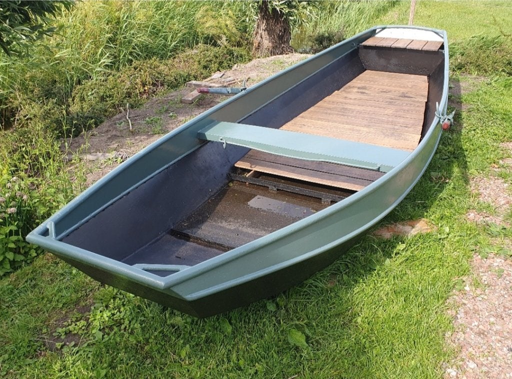 Stalen boot evt. met 5pk motor, Gebruikt, 4 m, Staal, 1 m