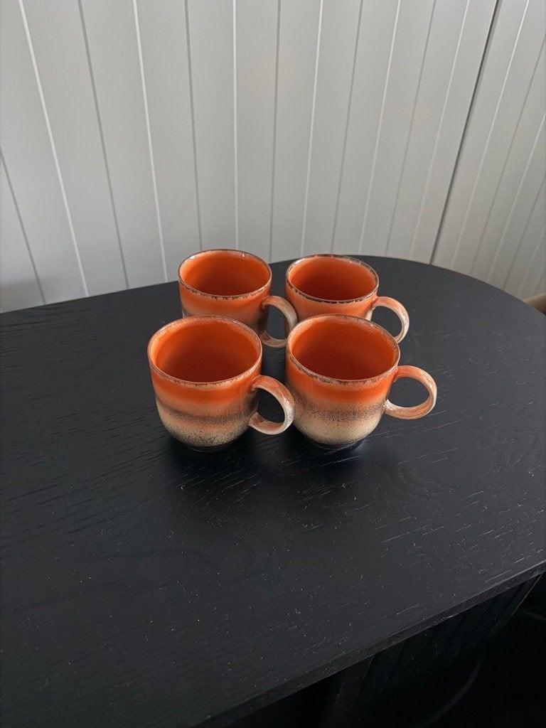Koffiekopjes HK Living ' 70s, Huis en Inrichting, Overige merken, Keramiek, Vintage, Nieuw