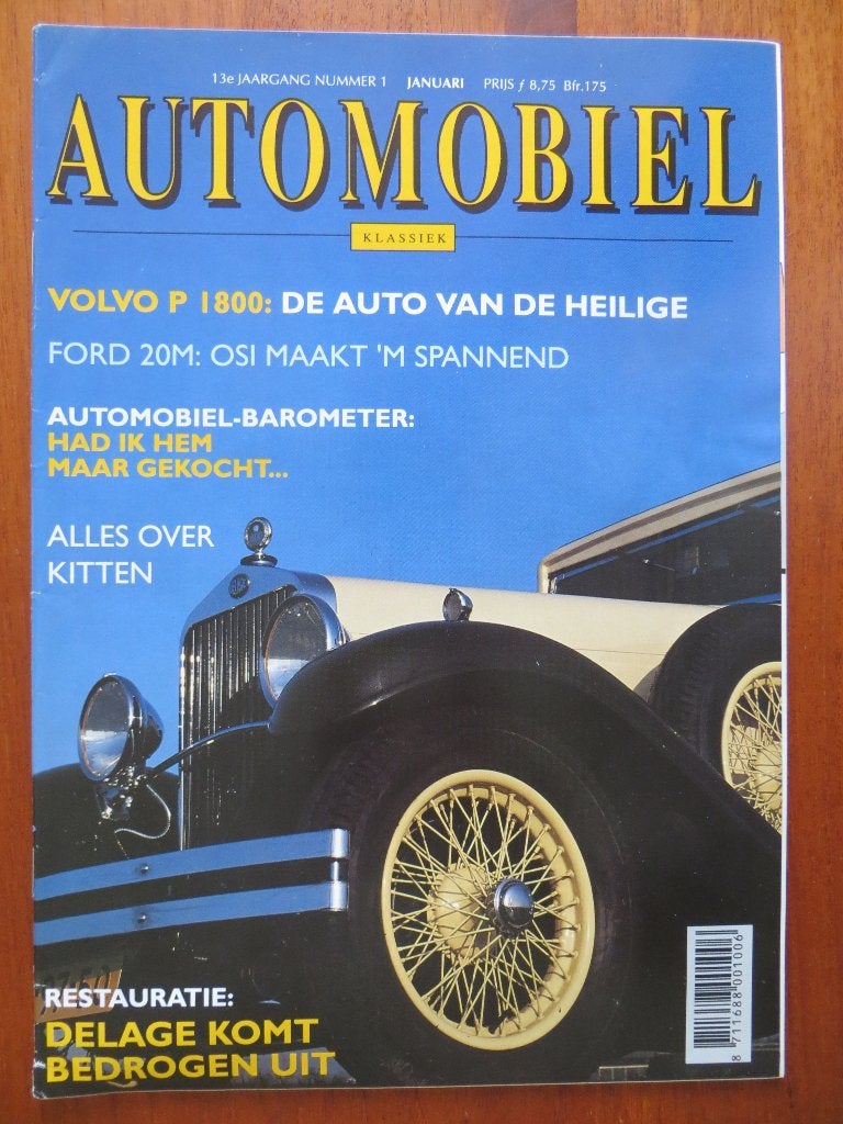 Het Automobiel 1 1992 Volvo P1800, Ford Osi, Delage, Skoda, Ophalen of Verzenden, Nieuw, Volvo