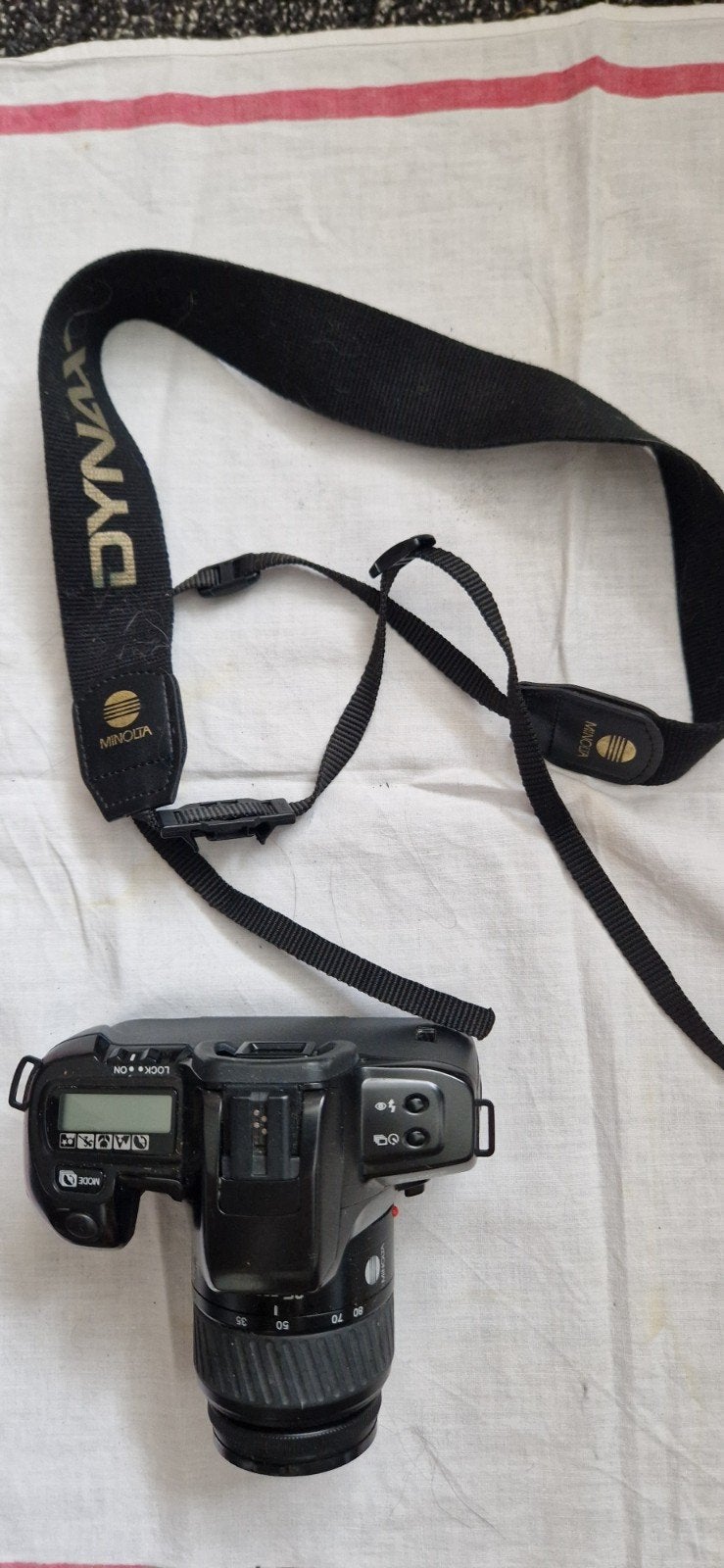 Minolta Dynax 300si Spiegelreflexcamera met AF Zoom lens, Audio, Tv en Foto, Ophalen of Verzenden, Gebruikt, Spiegelreflex, Minolta
