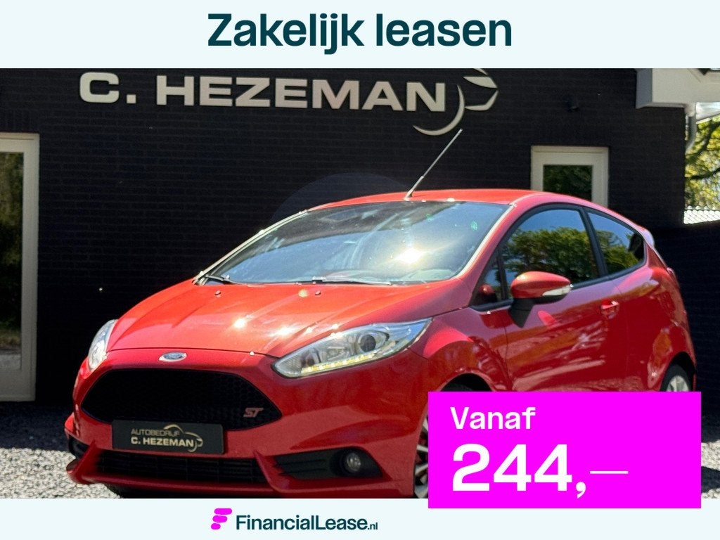 Ford Fiesta 1.6 ST2 183PK 1e eigenaar DealerOH Recaro Naviga, 1596 cc, Gebruikt, Zwart, 4 cilinders
