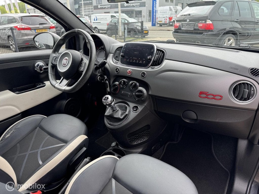 Fiat 500 1.2 Lounge ~ Airco ~ Elektra pakket ~, Voorwielaandrijving, Gebruikt, 4 cilinders, 840 kg