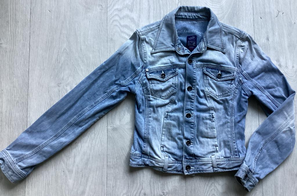 Blauw spijkerjasje DEPT maat M, Maat 38/40 (M), Blauw, Ophalen of Verzenden, Zo goed als nieuw