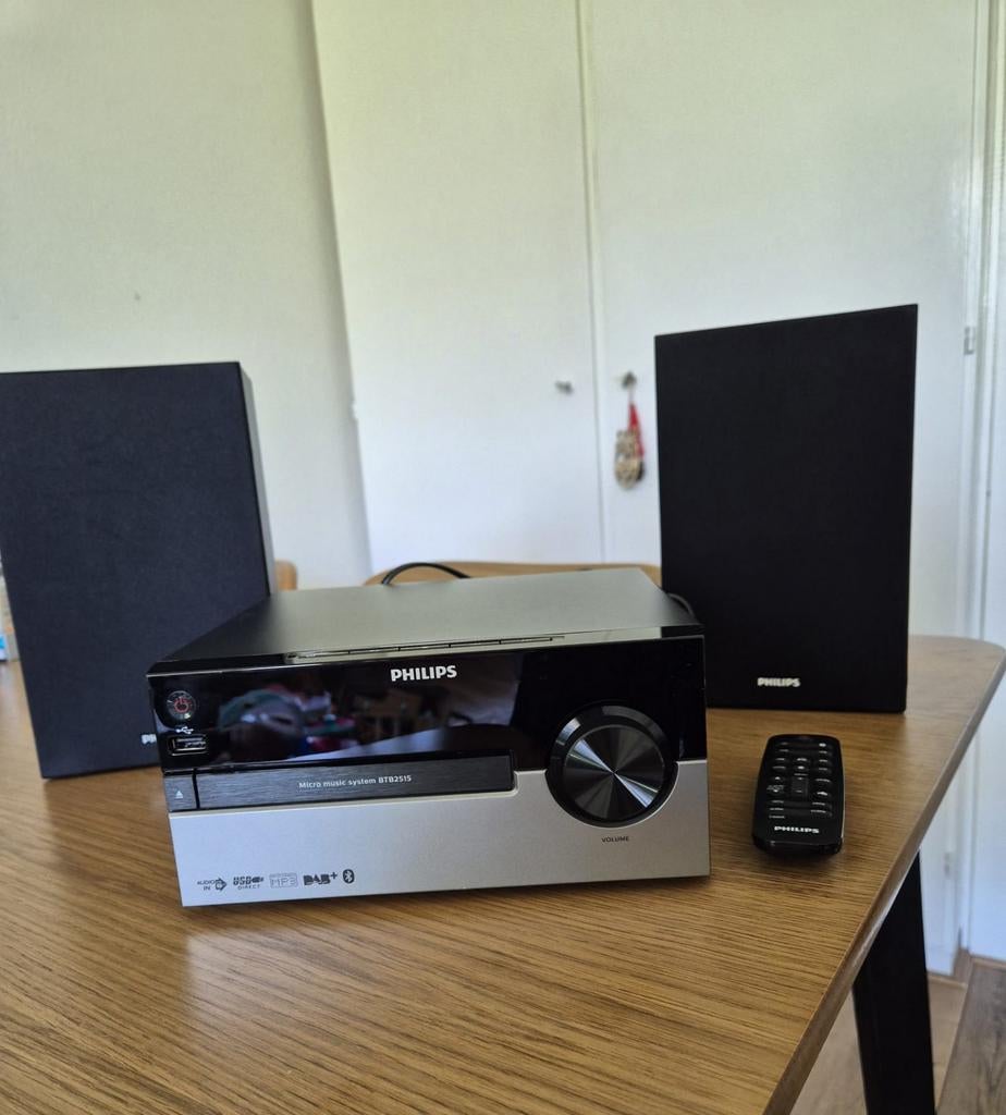 Philips Micro Muzieksysteem BTB2515 met DAB+ en Bluetooth, Philips, Microset, Tuner of Radio, Ophalen of Verzenden
