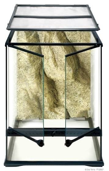 Terrarium / Palludarium exo terra 45x45x60, Ophalen, Zo goed als nieuw