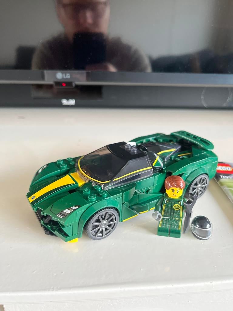 Lego speed champions 76907 Lotus, Compleet, Lego, Zo goed als nieuw, Complete set