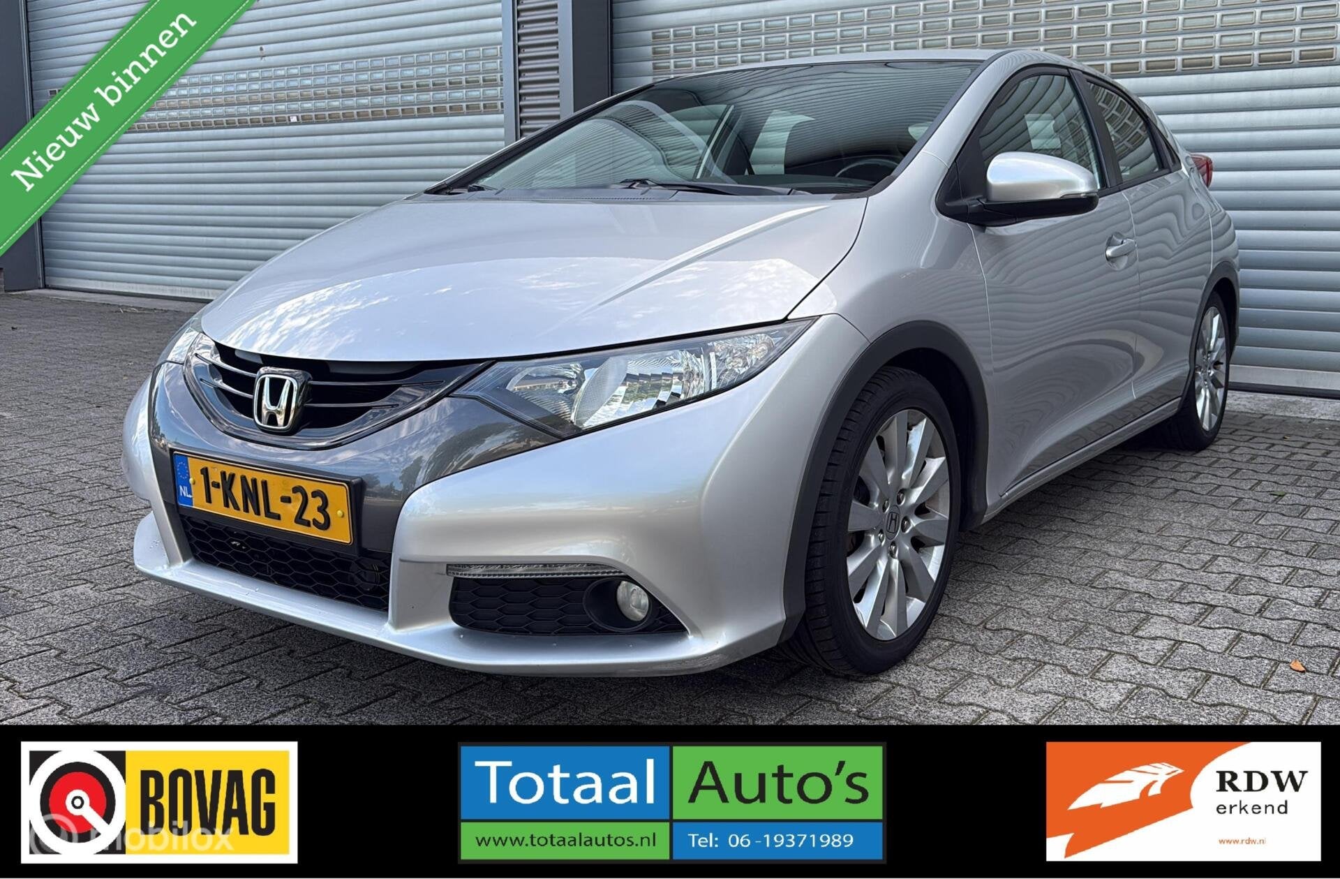 Honda Civic 1.4 Sport*CRUISE*NAVI*CAMERA*TREKH*NEDERLANDS, Voorwielaandrijving, Euro 5, Gebruikt, 4 cilinders