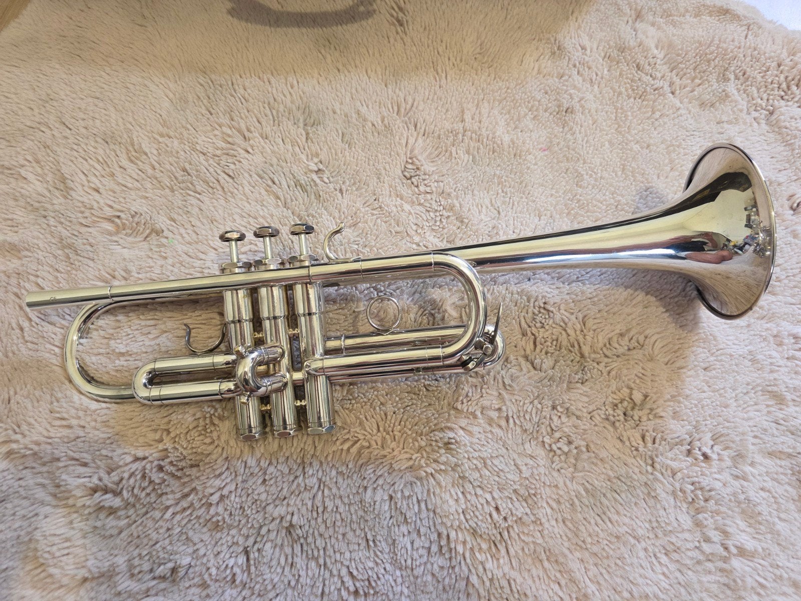 C trompet Schilke C5, Muziek en Instrumenten, Blaasinstrumenten | Trompetten, Ophalen, Zo goed als nieuw, Bes-trompet, Met koffer