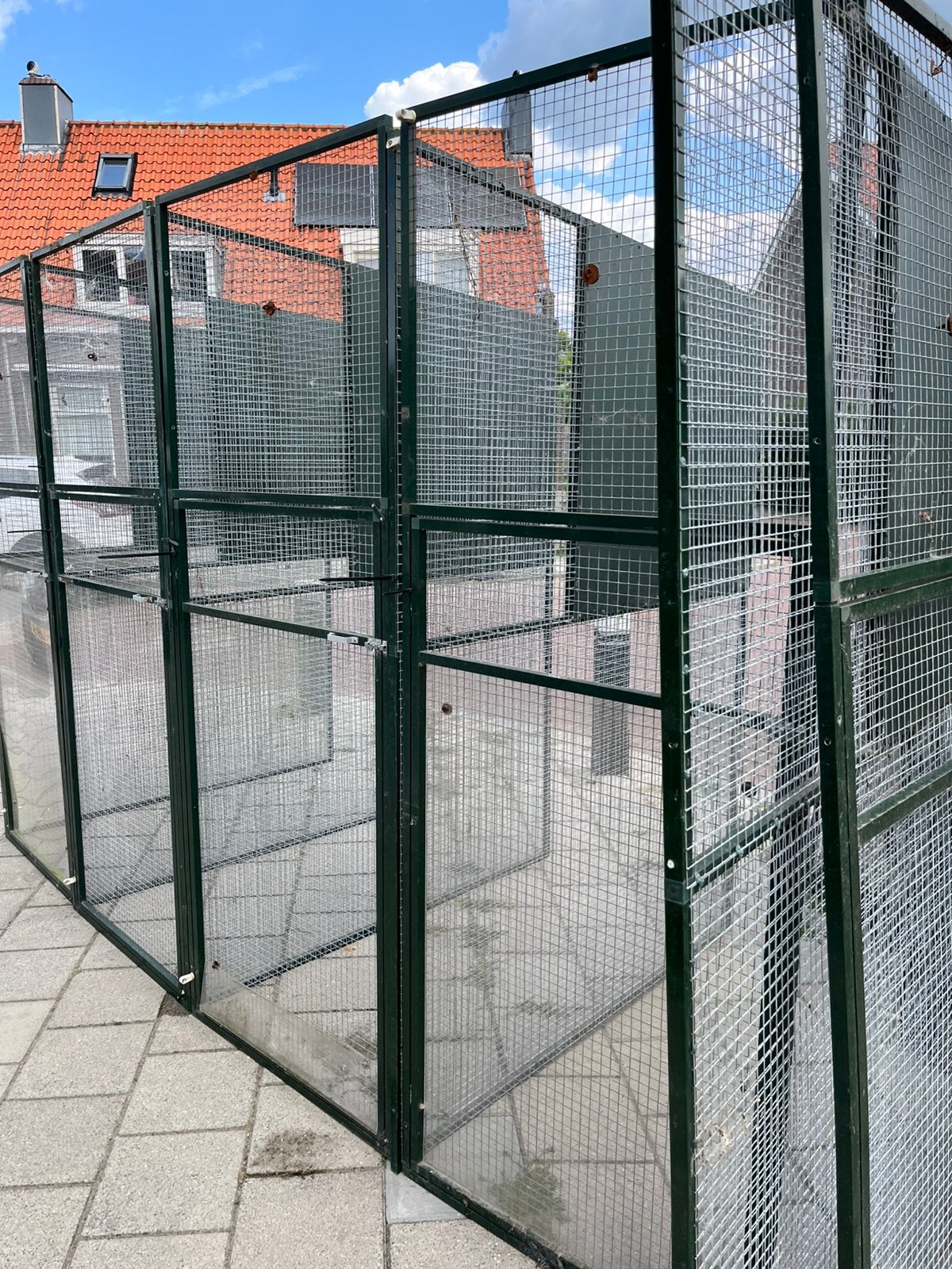Mooie voliere te koop, Ophalen, Gebruikt, Aluminium, Volière
