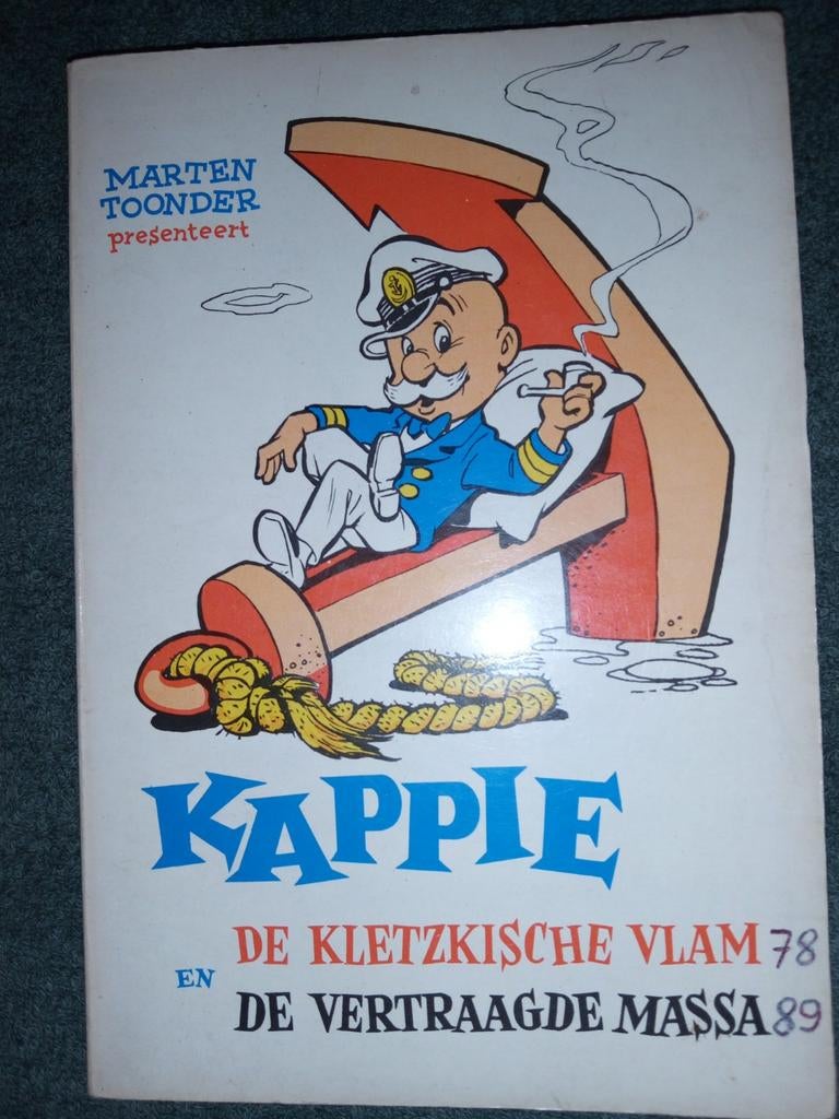 Kappie: De Kletzkische Vlam & De Vertraagde Massa, Eén stripboek, Ophalen of Verzenden, Gelezen, Marten Toonder