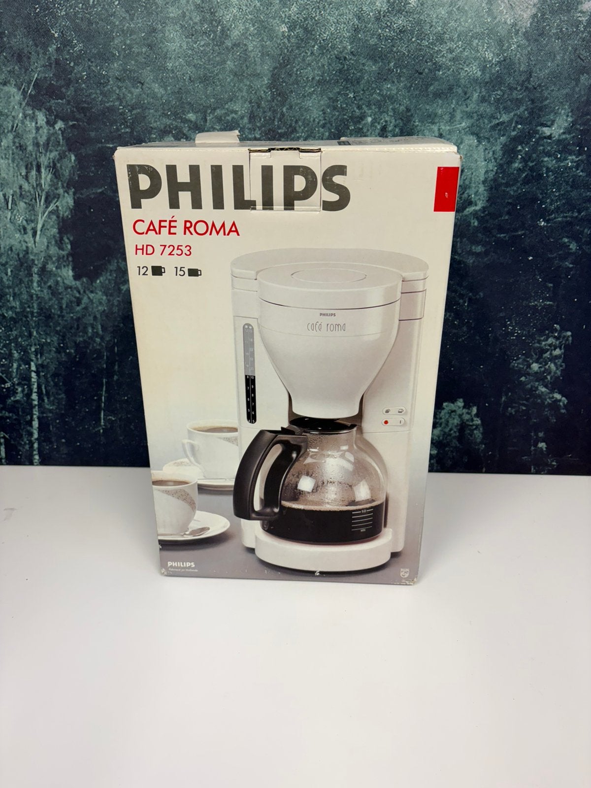 Philips cafe ROMA HD 7253 nieuw in doos, Ophalen of Verzenden, Zo goed als nieuw, Koffiemachine