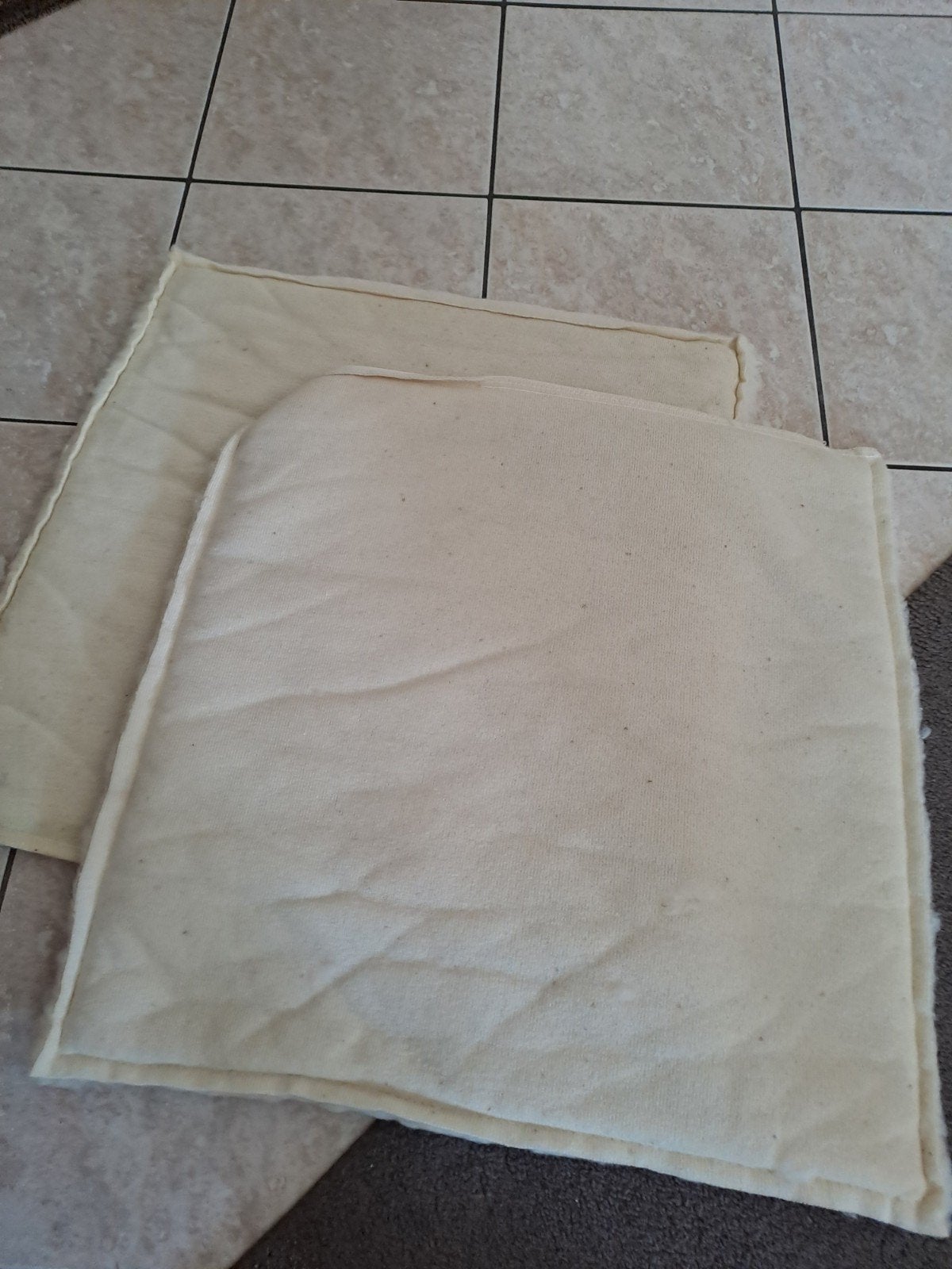 Royal Merino wollen onderdeken - Tweepersoons, Ademend, Beige, Tweepersoons, Ophalen of Verzenden