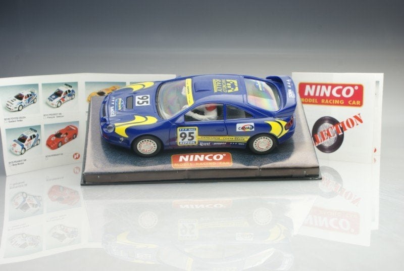 Ninco Toyota Celica GT-Four Ralley Catalunya Met Mini Catalo, Overige merken, Racebaan, Ninco, Ninco