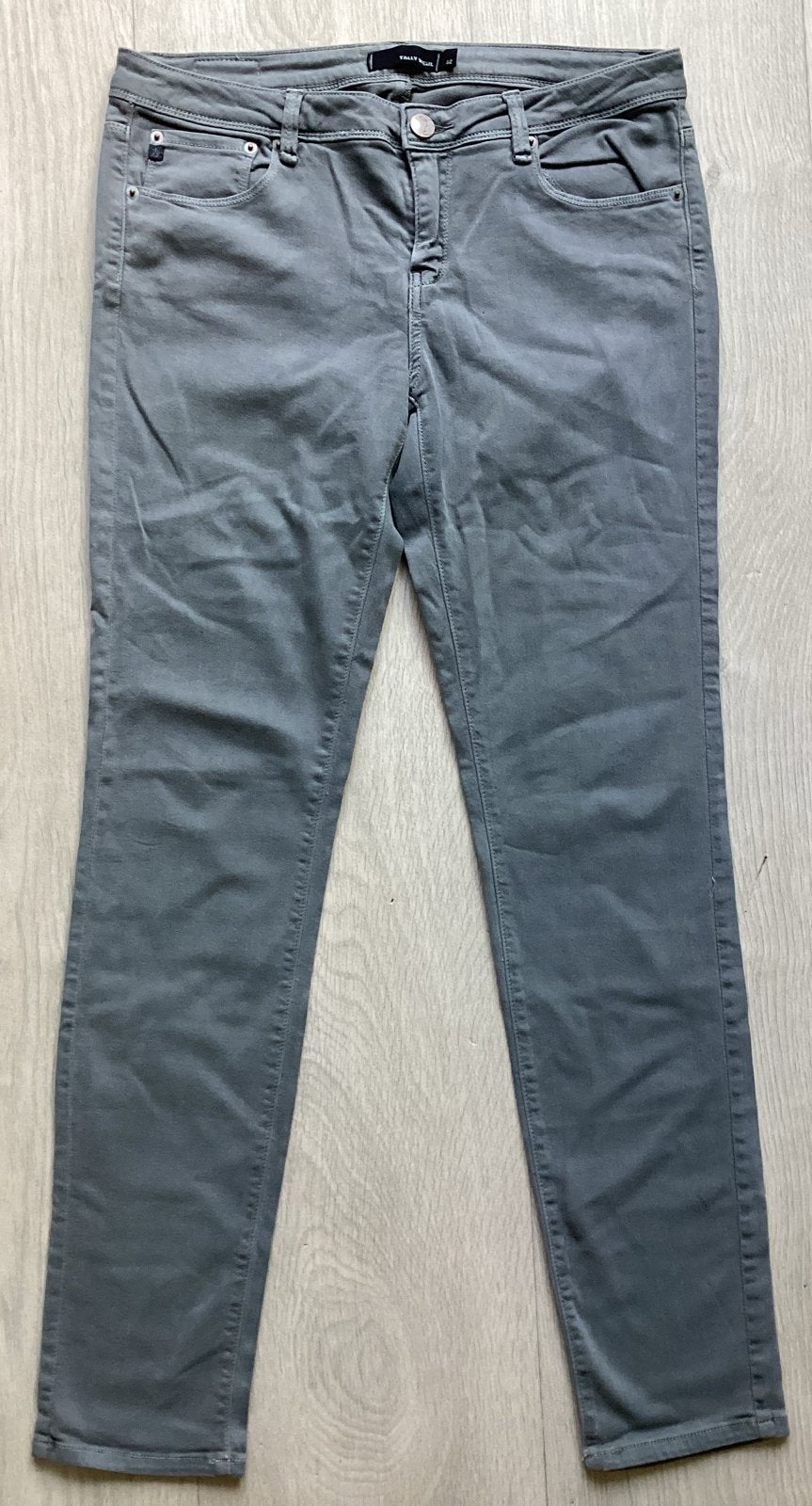 Tally Weijl grijze spijkerbroek jeans maat 42, Ophalen of Verzenden, Zo goed als nieuw, Grijs, W33 - W36 (confectie 42/44)