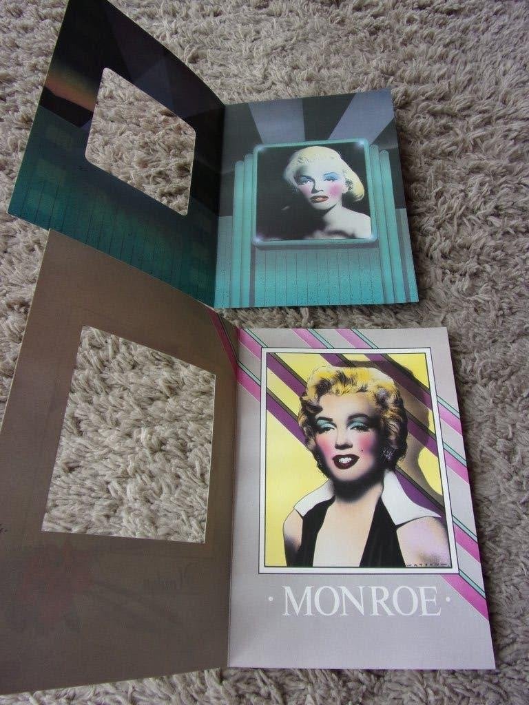 MARILYN MONROE 2X GROTE VENSTER OPENKLAPKAART/per stuk, Ophalen, Zo goed als nieuw, Foto of Kaart