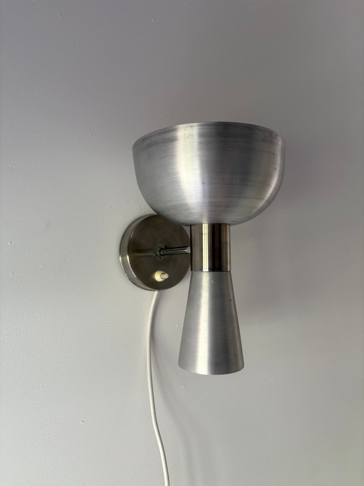 Set van twee vintage wandlampen, Anvia, Gebruikt, E14 (klein), Ophalen of Verzenden