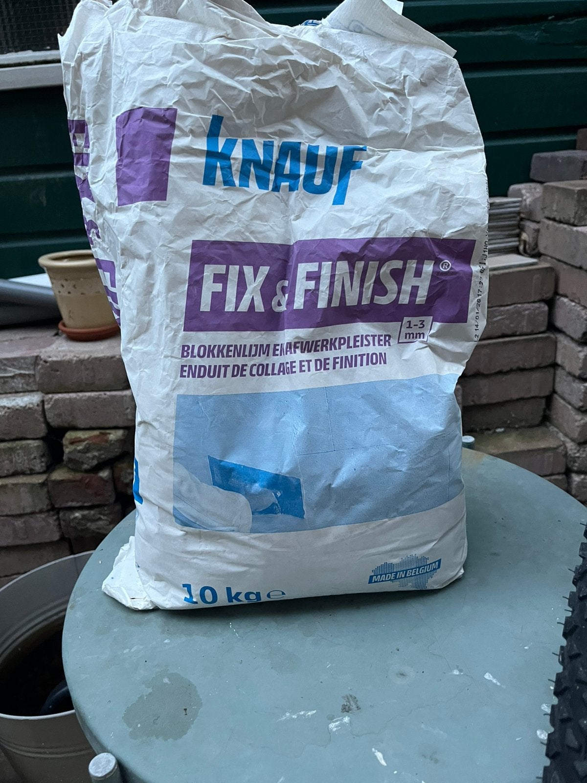 Knauf Fix & Finish 5KG, Ophalen, Zo goed als nieuw