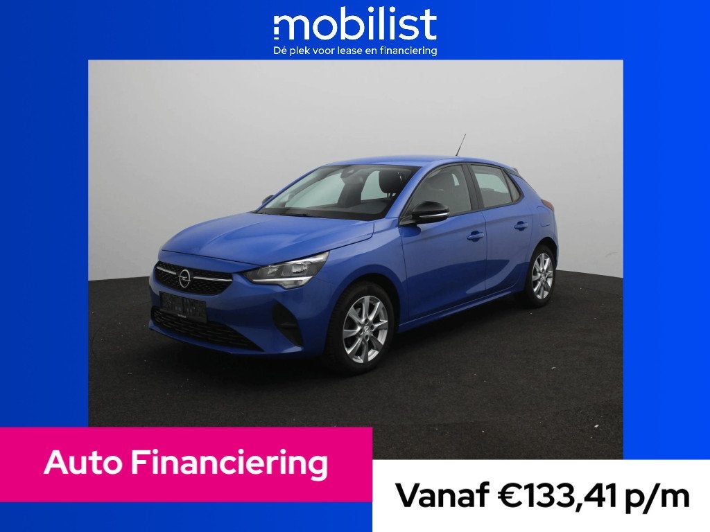 Opel Corsa 1.2 Edition (bj 2021), Gebruikt, 1199 cc, Blauw, Bedrijf