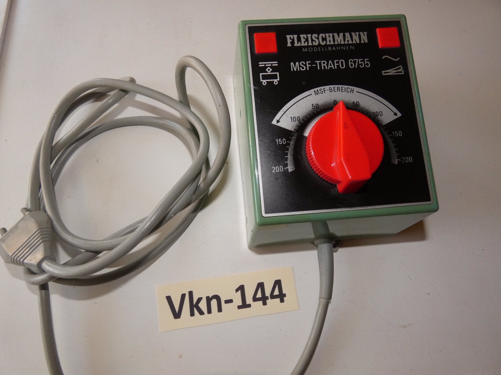 Vk-144 N Spoor Zware MSF-Trafo 6755 Fleischmann, Transformator of Voeding, Gebruikt, Gelijkstroom, Fleischmann