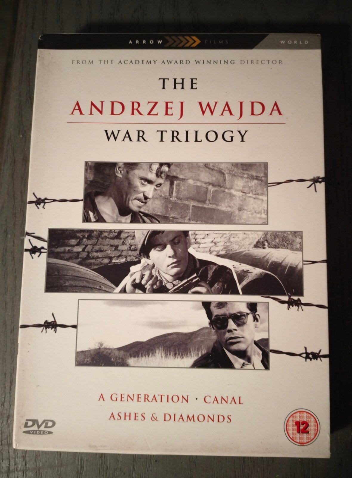 Andrzej Wajda, War Trilogy, 3 oorlogsfilms in box, Ophalen of Verzenden, Gebruikt, Pools, Engels