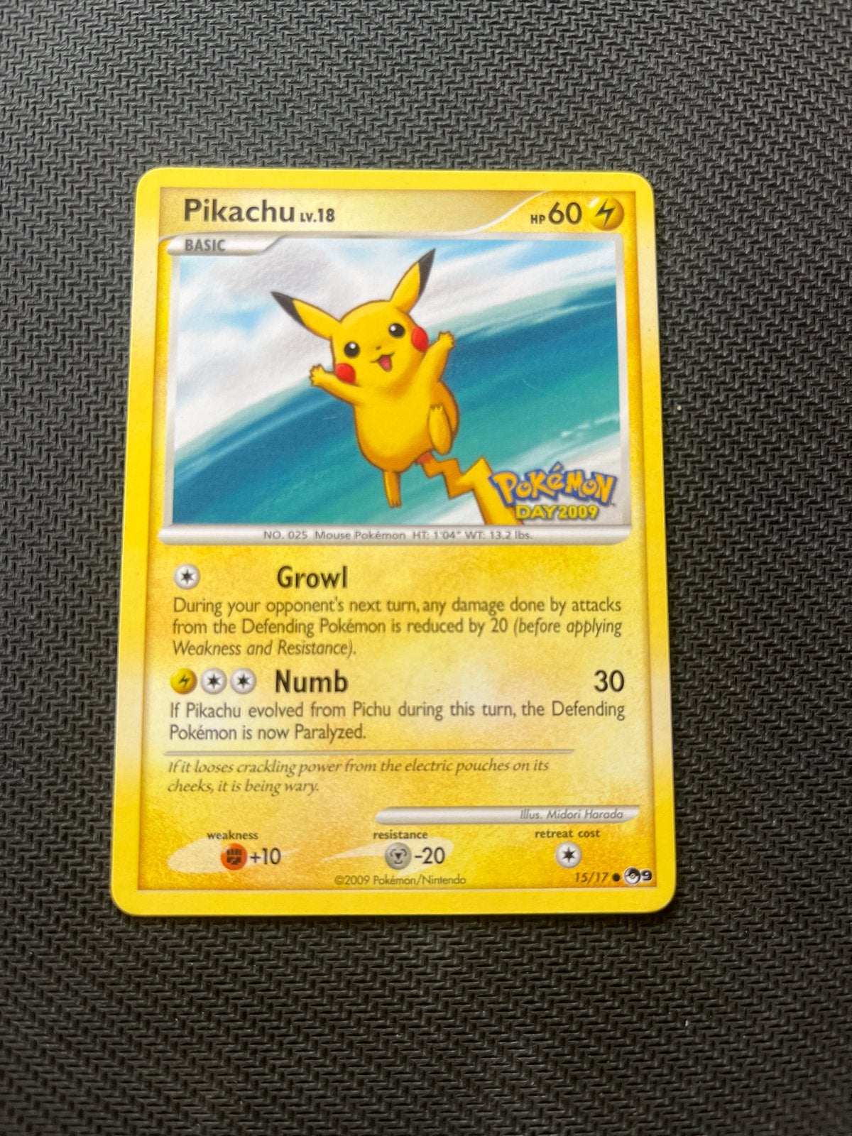 Pikachu 15/17 - Pokemon, Ophalen of Verzenden, Zo goed als nieuw, Losse kaart