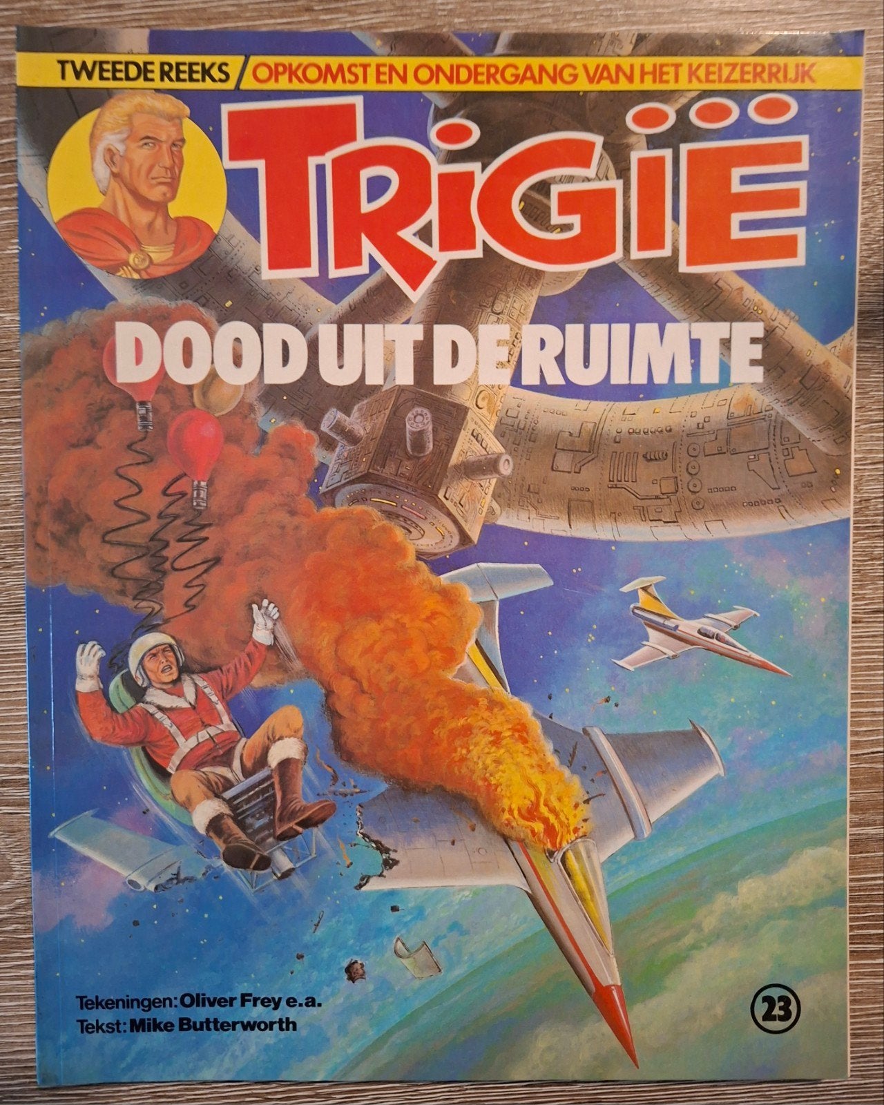 Trigië nr 23:  tweede reeks, Eén stripboek, Ophalen of Verzenden, Gelezen