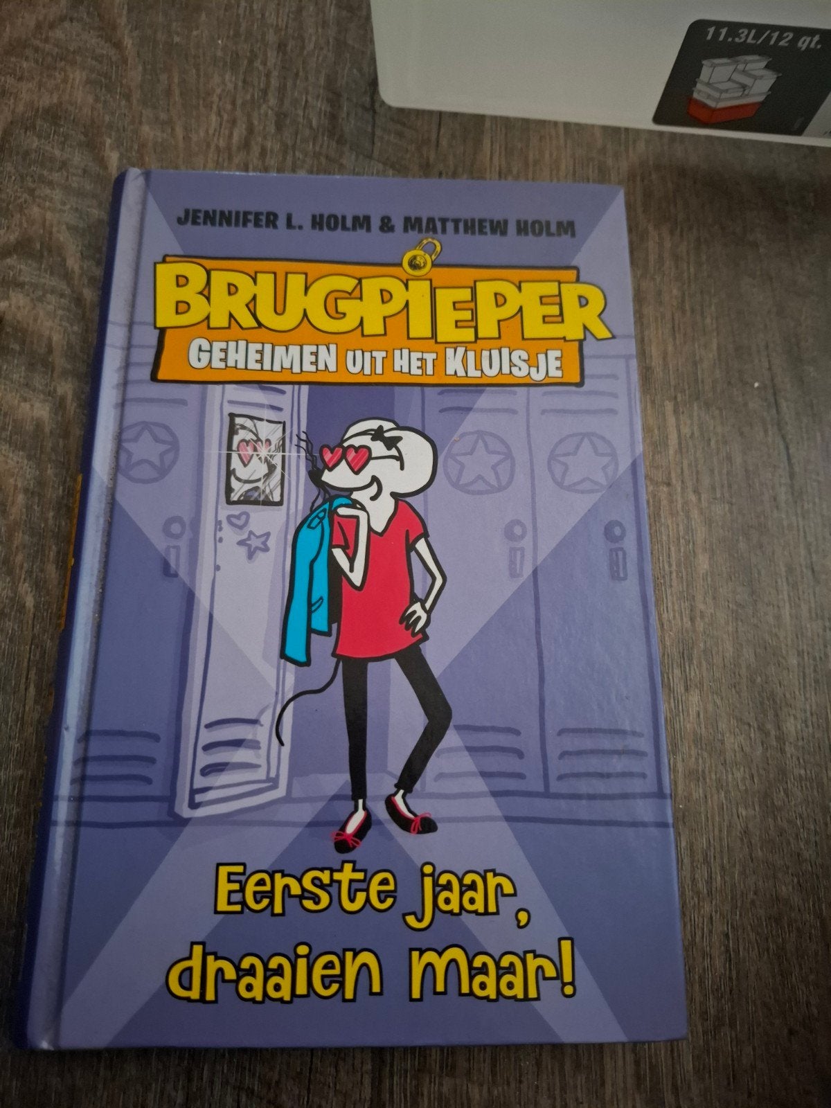 Brugpieper: Geheimen uit het kluisje - Jennifer L. Holm, Ophalen of Verzenden, Zo goed als nieuw, Jennifer L. Holm & Matthew Holm