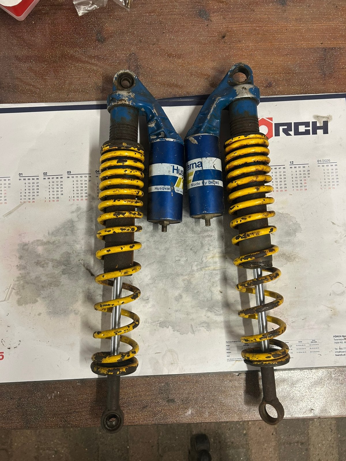 Öhlins itc twinshock scholbrekers Husqvarna, Ophalen of Verzenden, Gebruikt