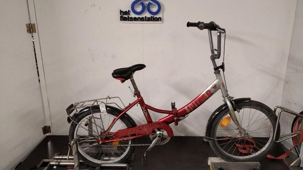Velocity Spider Vouwfiets, Fietsen en Brommers, 20 inch of meer, Gebruikt, Velgrem, Deels opvouwbaar