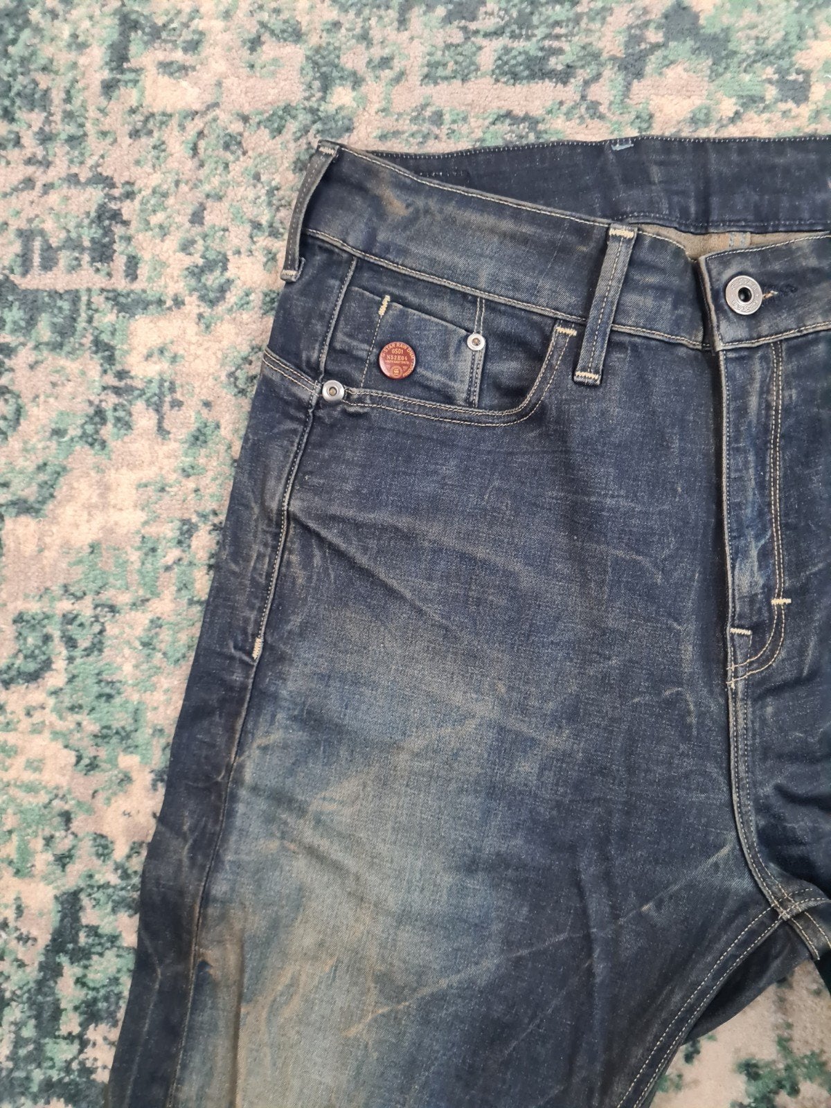 G-star type C 3D loose Tapered W27 L32 Dames Tulsi2732 Blauw, Blauw, Ophalen of Verzenden, W27 (confectie 34) of kleiner, G-STAR RAW
