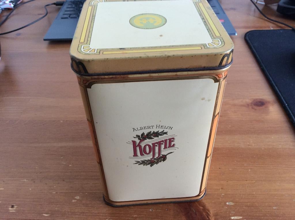 Albert Heijn koffie blik, Verzamelen, Blikken, Ophalen of Verzenden, Gebruikt, Koffie