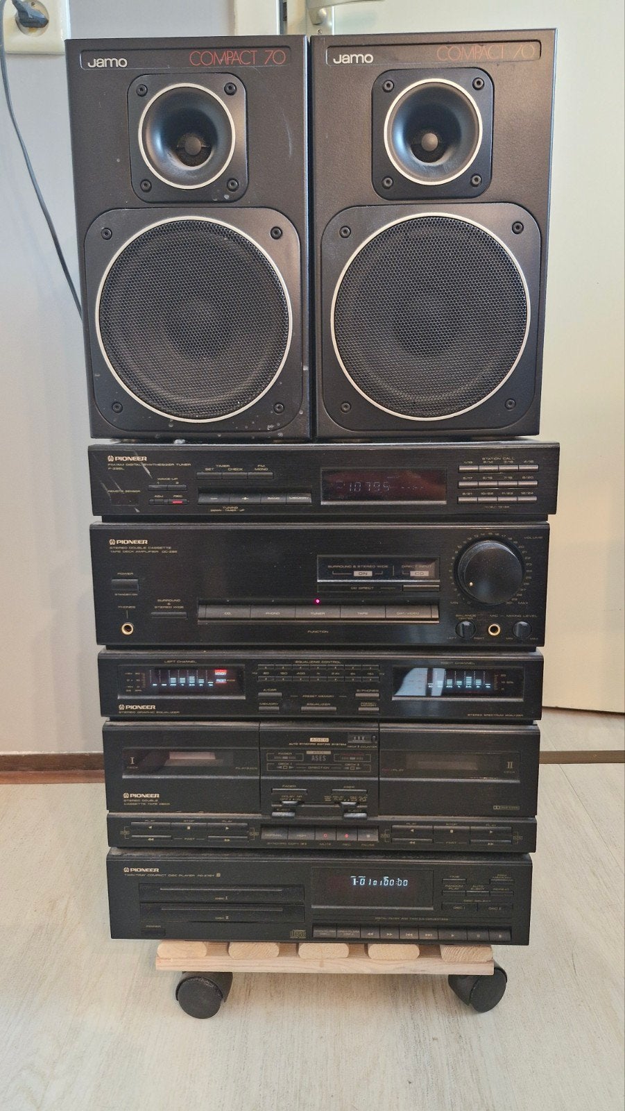 Pioneer Stereoset met Jamo Compact 70 Speakers, Audio, Tv en Foto, Stereo-sets, Ophalen, Gebruikt, Losse componenten, Tuner of Radio