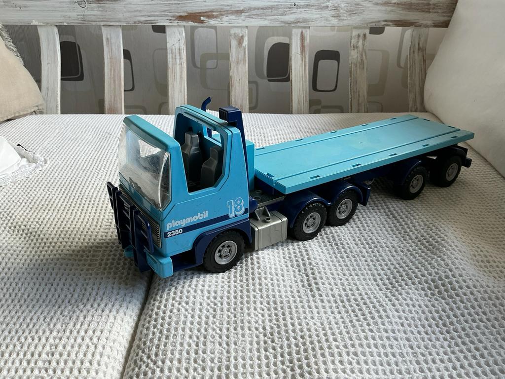 Playmobil Politiebus en Vrachtwagen, Kinderen en Baby's, Speelgoed | Playmobil, Gebruikt, Verzenden