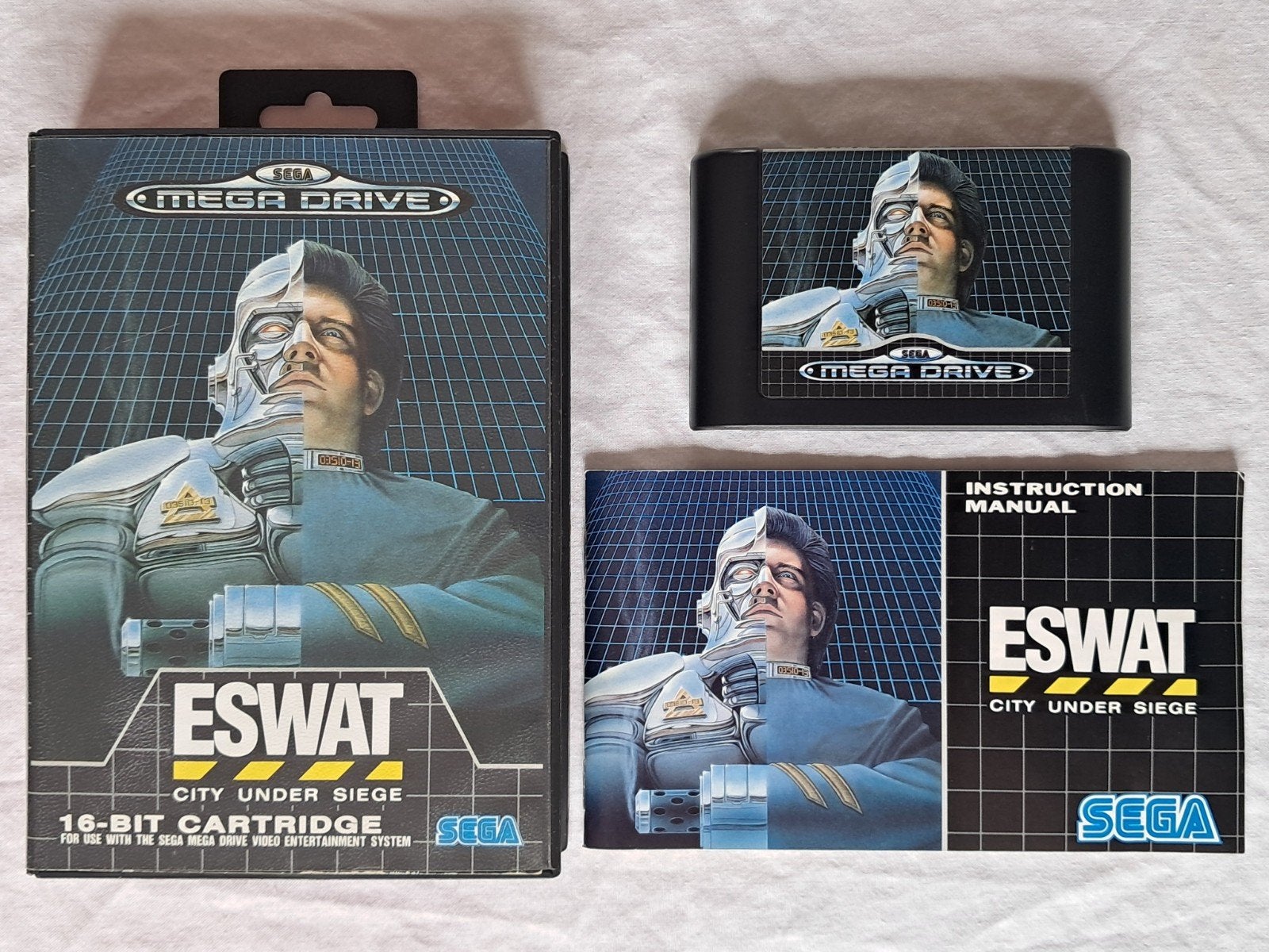 ESWAT: City Under Siege - SEGA Mega Drive, Avontuur en Actie, Gebruikt, 1 speler, Eén computer