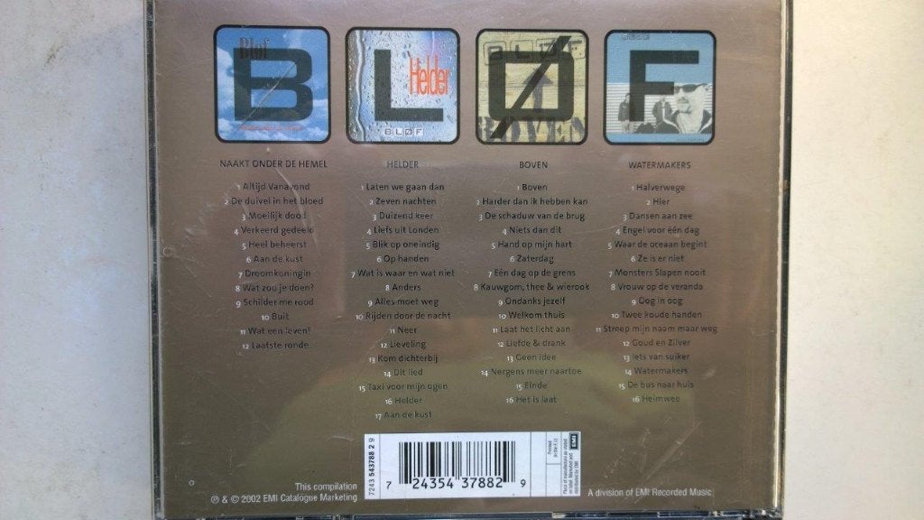 Bløf - Naakt Onder De Hemel, Helder, Boven, Watermakers, Ophalen of Verzenden, Zo goed als nieuw, Rock, Album