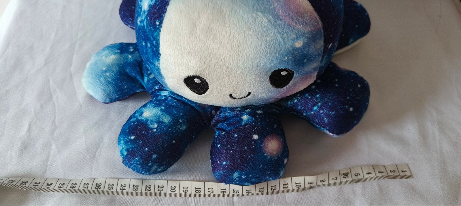 Omkeerbare Octopus Knuffel - Diverse Kleuren en Emoties, Overige merken, Overige karakters, Overige typen, Blauw